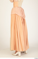  Photos Woman in Historical Dress 25 15th century Historical Clothing beige dress lower body skirt 0004.jpg